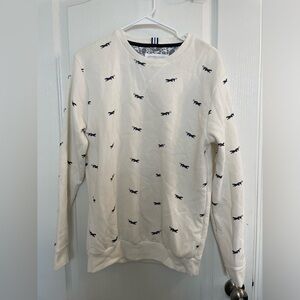 Denim & Flower Sweatshirt